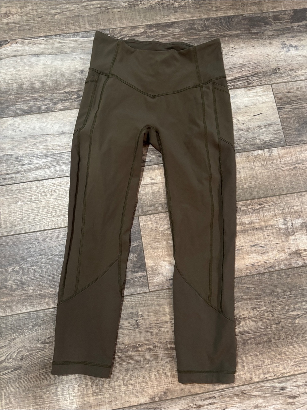 lululemon athletica Olive Green High-Rise Leggings